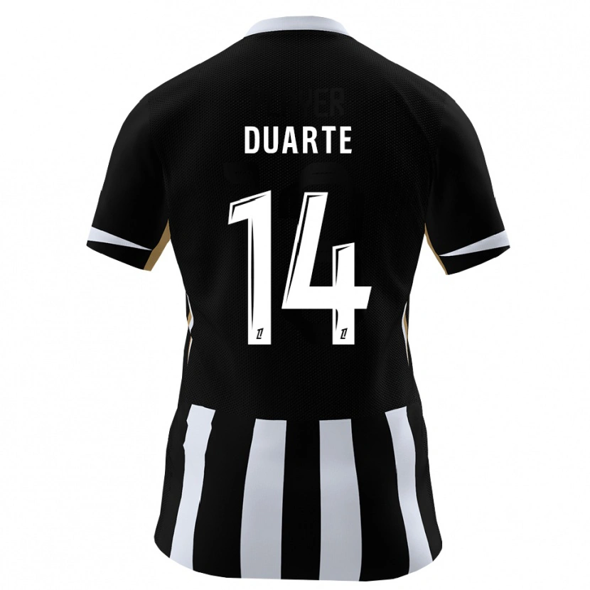 Danxen Damen Luis Duarte #14 Schwarz Blau Heimtrikot Trikot 2026/27 T-Shirt