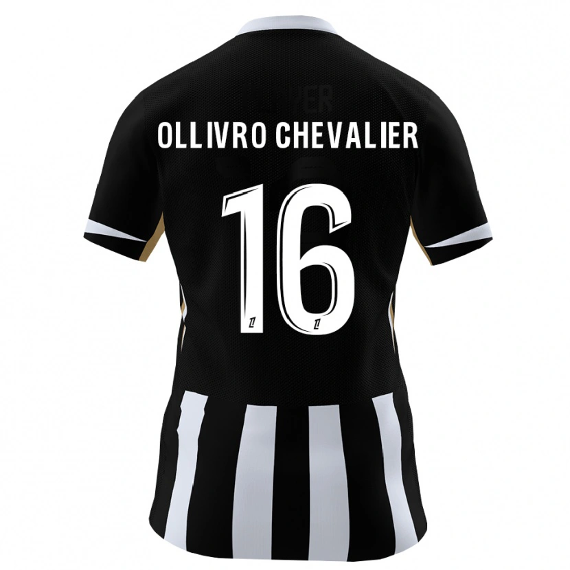 Danxen Damen Sacha Ollivro Chevalier #16 Schwarz Blau Heimtrikot Trikot 2026/27 T-Shirt
