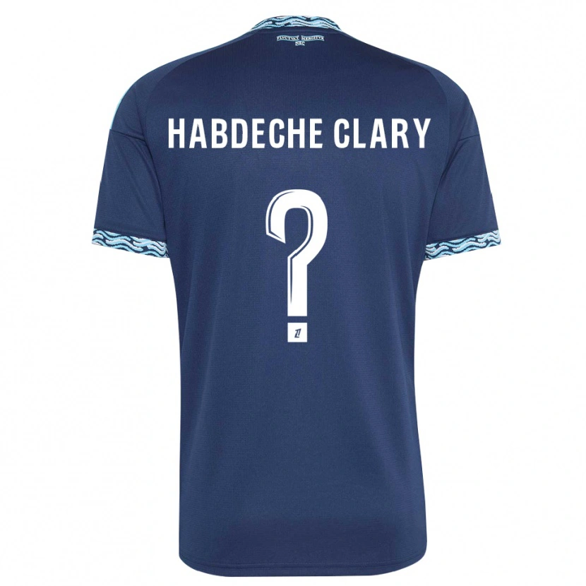 Danxen Damen Yanis Habdeche Clary #0 Stahlblau Weiß Heimtrikot Trikot 2026/27 T-Shirt