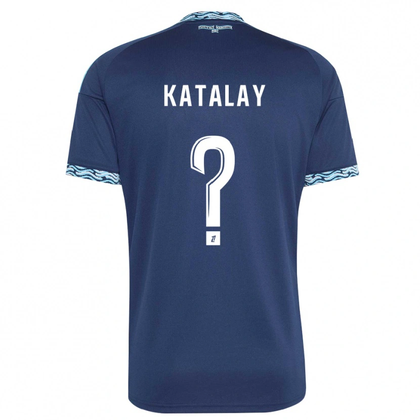 Danxen Damen Hertonk Katalay #0 Stahlblau Weiß Heimtrikot Trikot 2026/27 T-Shirt