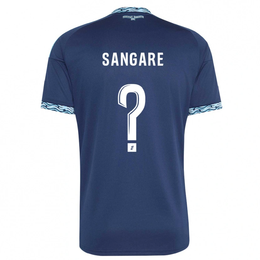 Danxen Damen Hawa Sangare #0 Stahlblau Weiß Heimtrikot Trikot 2026/27 T-Shirt