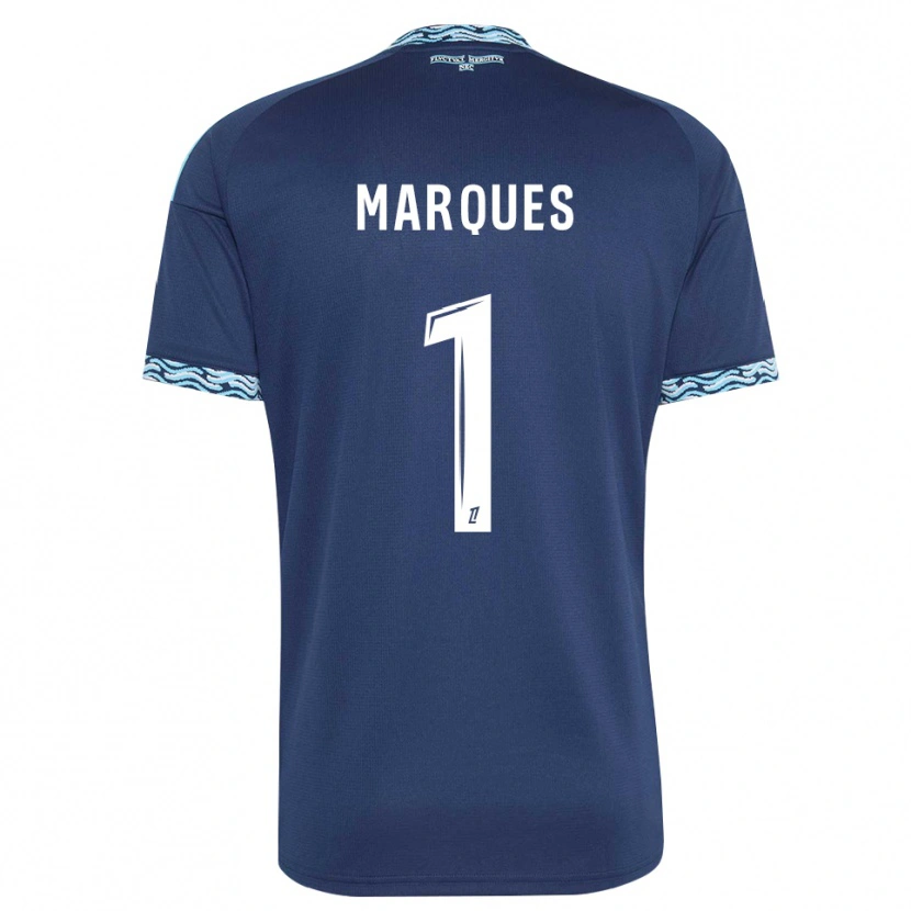 Danxen Damen Inès Marques #1 Stahlblau Weiß Heimtrikot Trikot 2026/27 T-Shirt