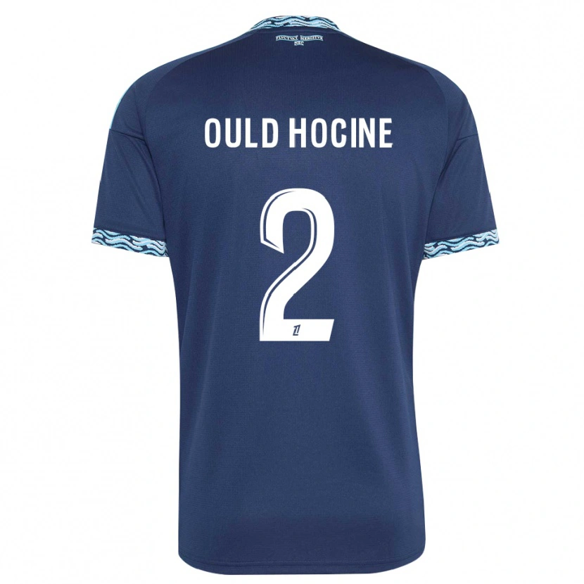 Danxen Damen Célina Ould Hocine #2 Stahlblau Weiß Heimtrikot Trikot 2026/27 T-Shirt