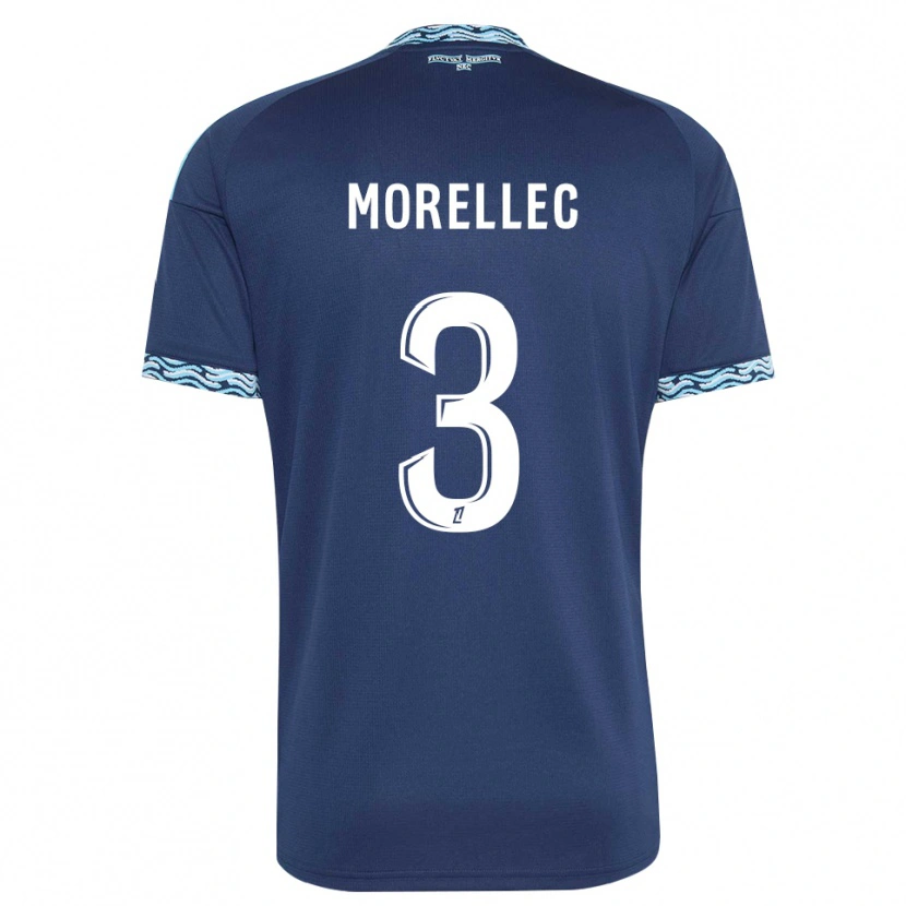 Danxen Damen Lucien Morellec #3 Stahlblau Weiß Heimtrikot Trikot 2026/27 T-Shirt