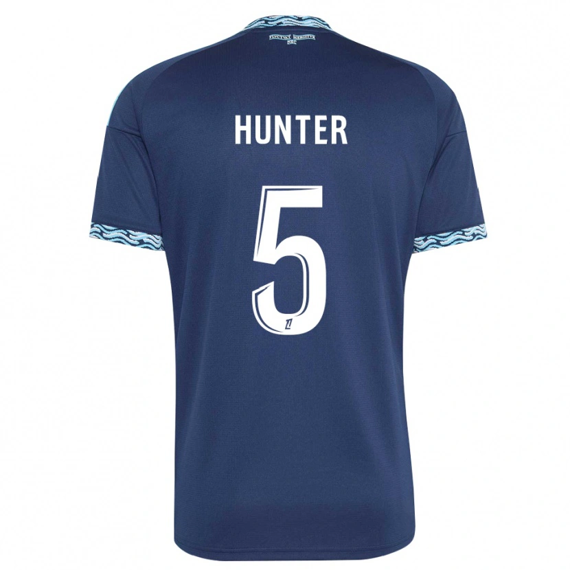 Danxen Damen Sarah Hunter #5 Stahlblau Weiß Heimtrikot Trikot 2026/27 T-Shirt