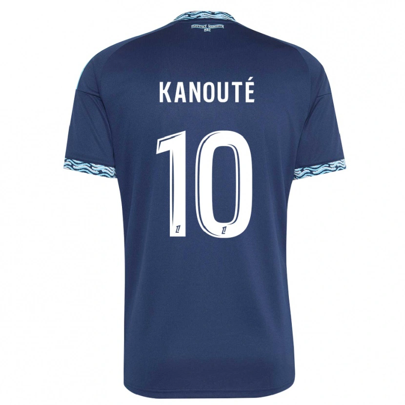 Danxen Damen Makan Kanouté #10 Stahlblau Weiß Heimtrikot Trikot 2026/27 T-Shirt