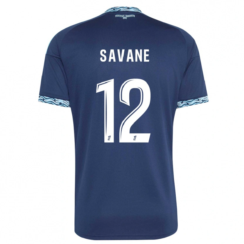 Danxen Damen Mohamed Savane #12 Stahlblau Weiß Heimtrikot Trikot 2026/27 T-Shirt