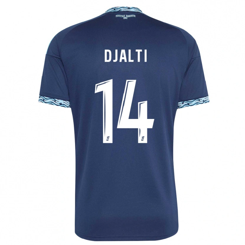 Danxen Damen Nadir Djalti #14 Stahlblau Weiß Heimtrikot Trikot 2026/27 T-Shirt