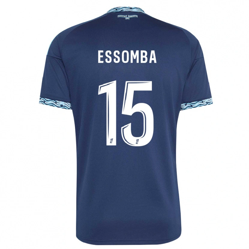 Danxen Damen Aaron Essomba #15 Stahlblau Weiß Heimtrikot Trikot 2026/27 T-Shirt