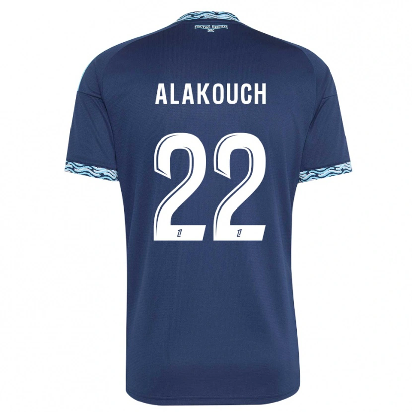 Danxen Damen Sofiane Alakouch #22 Stahlblau Weiß Heimtrikot Trikot 2026/27 T-Shirt