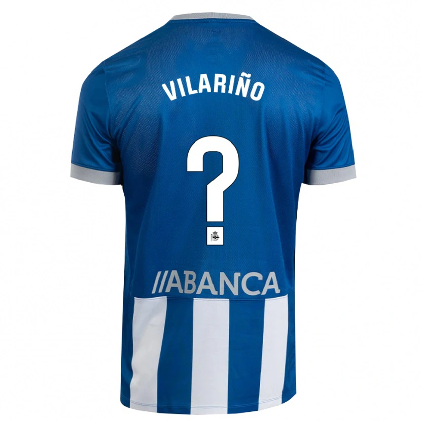 Danxen Damen Antón Vilariño #0 Blau Grau Weiß Heimtrikot Trikot 2026/27 T-Shirt