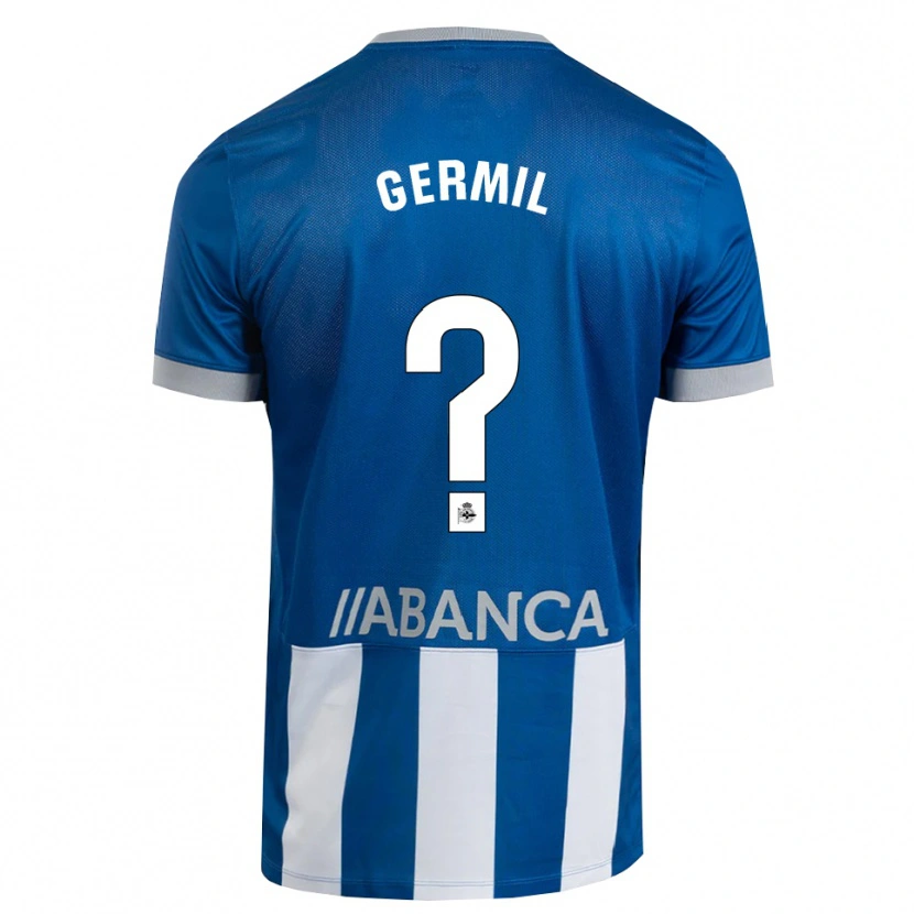 Danxen Damen Darío Germil #0 Blau Grau Weiß Heimtrikot Trikot 2026/27 T-Shirt
