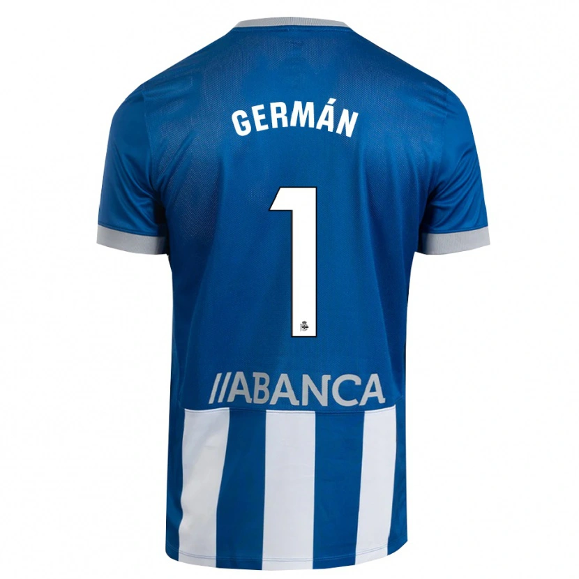 Danxen Damen Germán Parreño #1 Blau Grau Weiß Heimtrikot Trikot 2026/27 T-Shirt