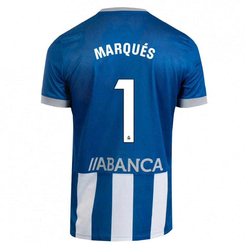 Danxen Damen Álex Marqués #1 Blau Grau Weiß Heimtrikot Trikot 2026/27 T-Shirt