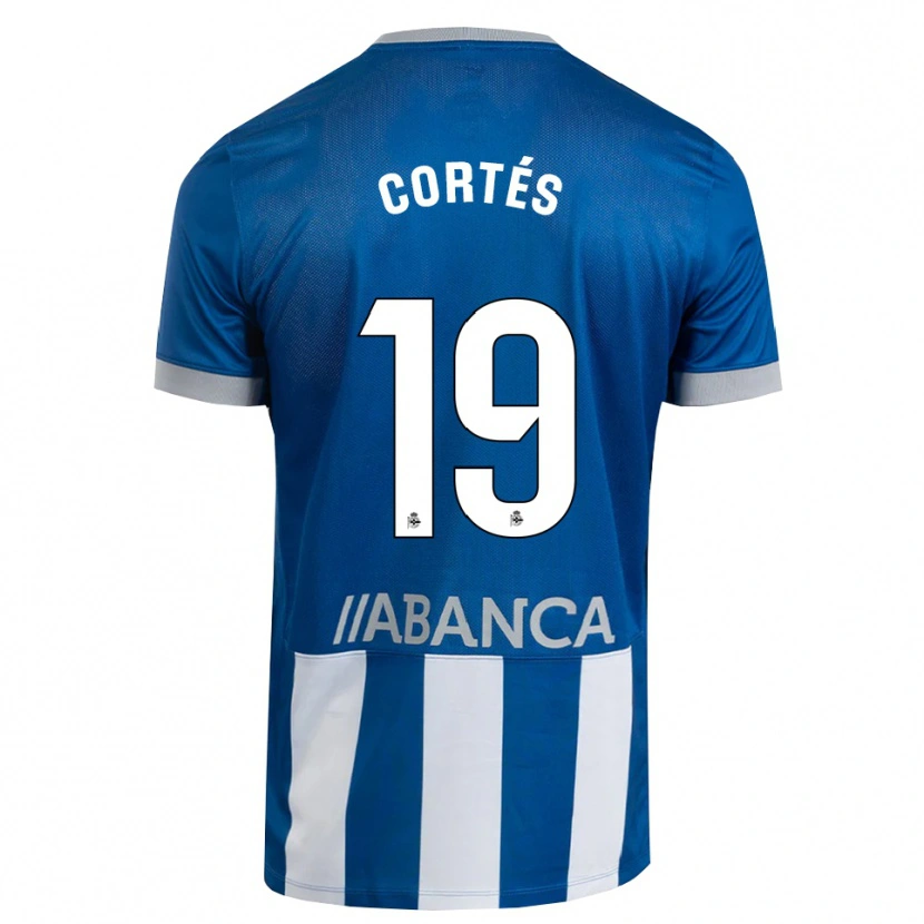 Danxen Damen Pablo Cortés #19 Blau Grau Weiß Heimtrikot Trikot 2026/27 T-Shirt
