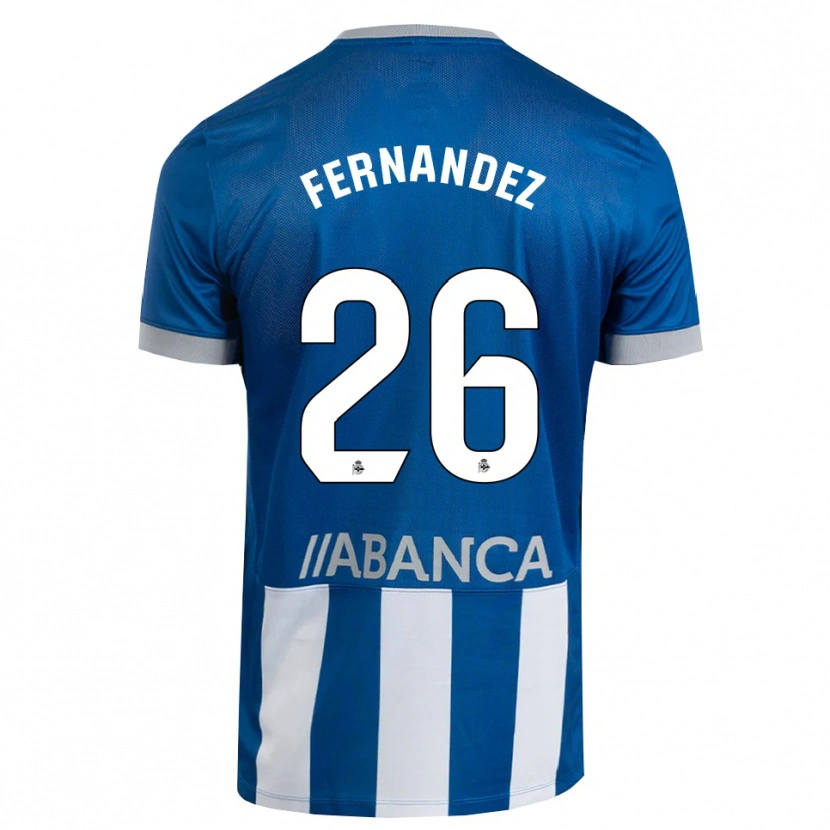 Danxen Damen Samu Fernández #26 Blau Grau Weiß Heimtrikot Trikot 2026/27 T-Shirt