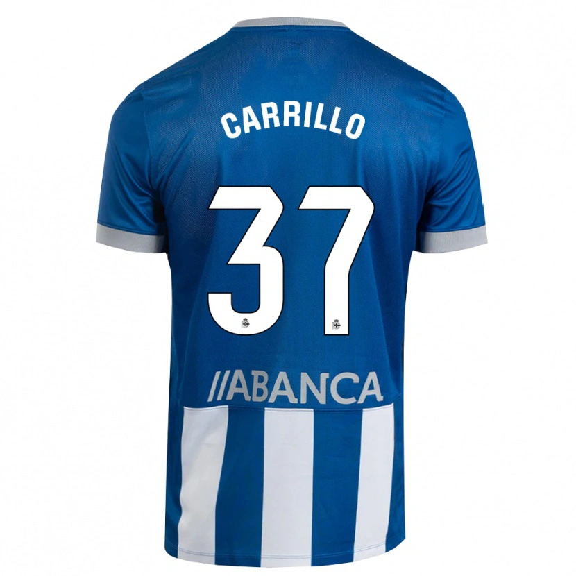 Danxen Damen Noé Carrillo #37 Blau Grau Weiß Heimtrikot Trikot 2026/27 T-Shirt