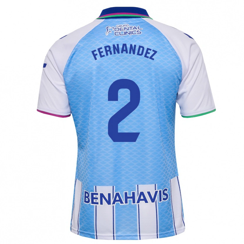 Danxen Damen Aron Neqach Fernández #2 Tief Himmelblau Weiß Heimtrikot Trikot 2026/27 T-Shirt