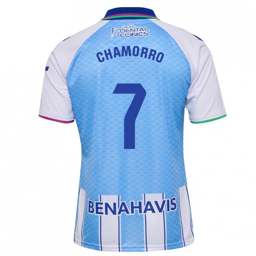 Danxen Damen Alexis Chamorro #7 Tief Himmelblau Weiß Heimtrikot Trikot 2026/27 T-Shirt