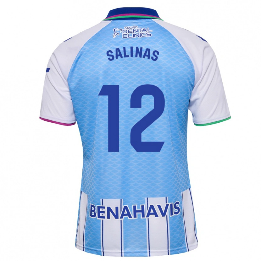 Danxen Damen José Salinas #12 Tief Himmelblau Weiß Heimtrikot Trikot 2026/27 T-Shirt