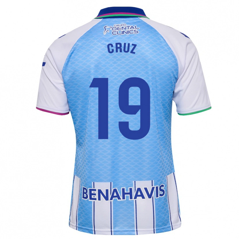 Danxen Damen Juan Cruz #19 Tief Himmelblau Weiß Heimtrikot Trikot 2026/27 T-Shirt
