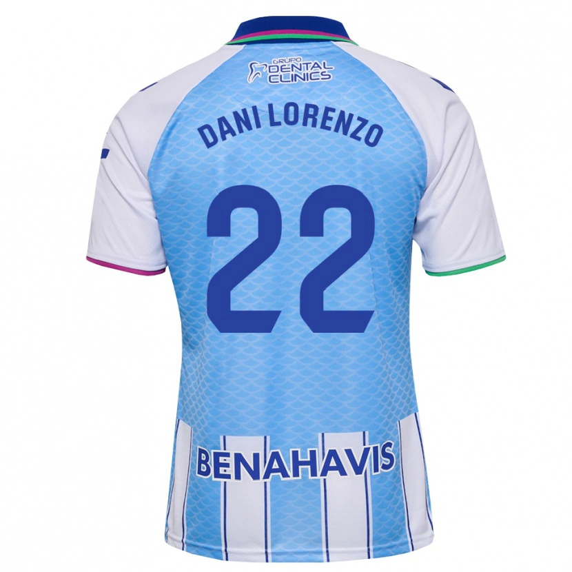 Danxen Damen Dani Lorenzo #22 Tief Himmelblau Weiß Heimtrikot Trikot 2026/27 T-Shirt