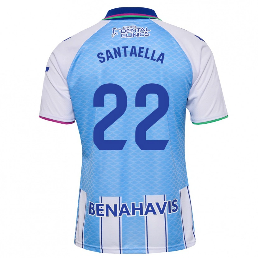 Danxen Damen Miguel Santaella #22 Tief Himmelblau Weiß Heimtrikot Trikot 2026/27 T-Shirt