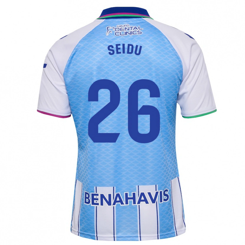 Danxen Damen Abubakar Seidu #26 Tief Himmelblau Weiß Heimtrikot Trikot 2026/27 T-Shirt