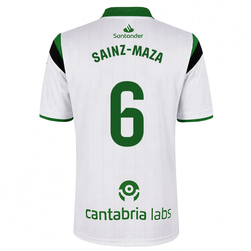 Danxen Damen Íñigo Sainz-Maza #6 Weißgrün Schwarz Heimtrikot Trikot 2026/27 T-Shirt