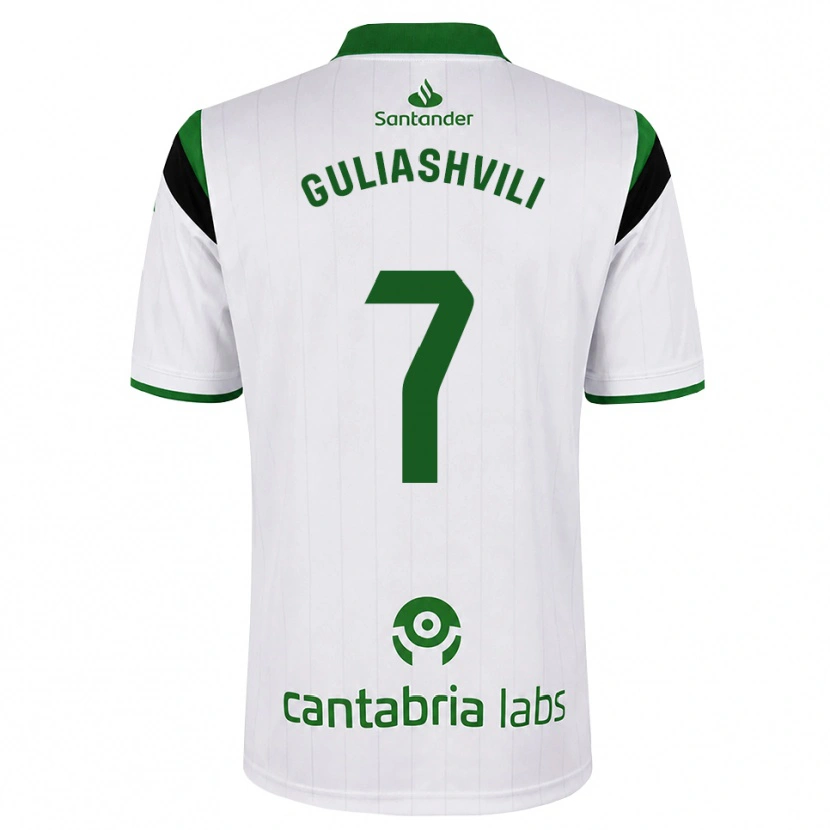 Danxen Damen Giorgi Guliashvili #7 Weißgrün Schwarz Heimtrikot Trikot 2026/27 T-Shirt