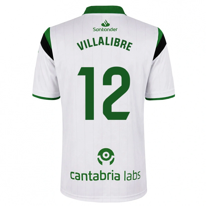 Danxen Damen Asier Villalibre #12 Weißgrün Schwarz Heimtrikot Trikot 2026/27 T-Shirt