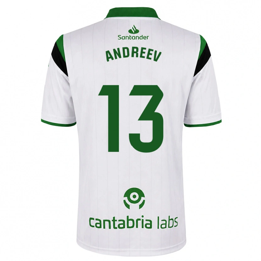 Danxen Damen Plamen Andreev #13 Weißgrün Schwarz Heimtrikot Trikot 2026/27 T-Shirt
