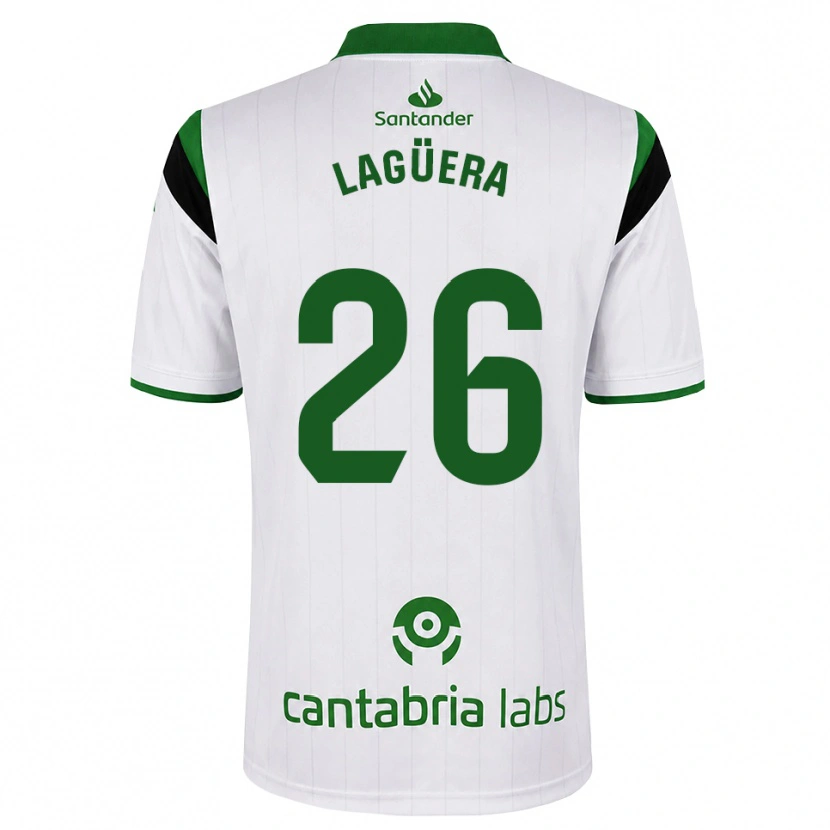 Danxen Damen Christian Lagüera #26 Weißgrün Schwarz Heimtrikot Trikot 2026/27 T-Shirt