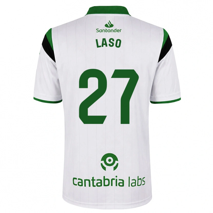 Danxen Damen Alejandro Laso #27 Weißgrün Schwarz Heimtrikot Trikot 2026/27 T-Shirt