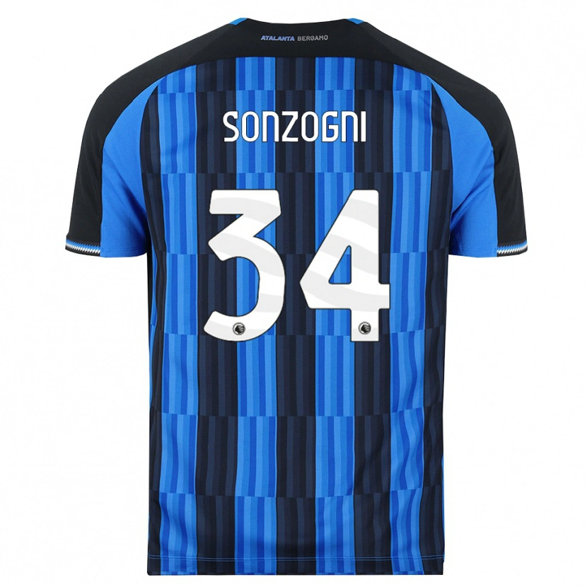 Danxen Damen Mattia Sonzogni #34 Blau Schwarz Rot Heimtrikot Trikot 2026/27 T-Shirt