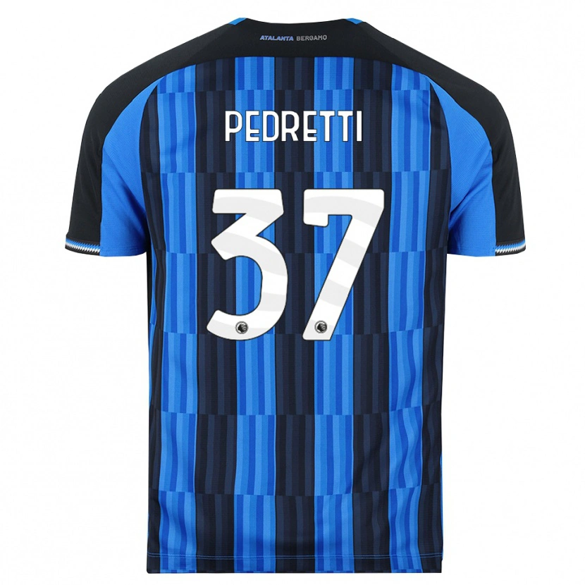 Danxen Damen Mattia Pedretti #37 Blau Schwarz Rot Heimtrikot Trikot 2026/27 T-Shirt
