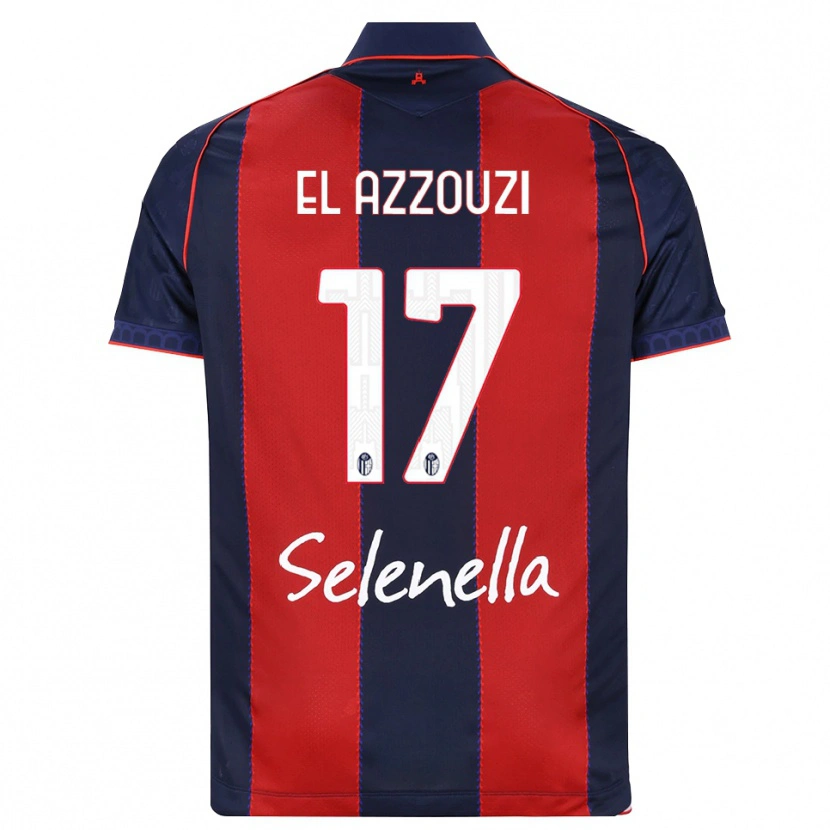 Danxen Damen Oussama El Azzouzi #17 Königsblau Rot Weiß Heimtrikot Trikot 2026/27 T-Shirt