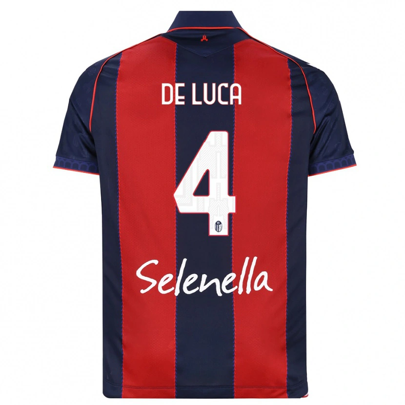 Danxen Damen Alessandro De Luca #4 Königsblau Rot Weiß Heimtrikot Trikot 2026/27 T-Shirt