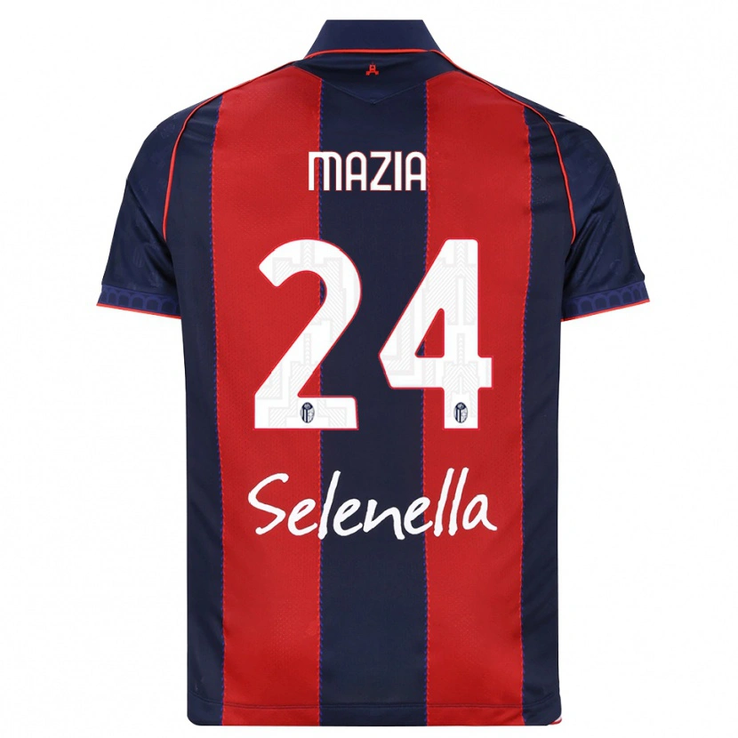 Danxen Damen Andrea Mazia #24 Königsblau Rot Weiß Heimtrikot Trikot 2026/27 T-Shirt