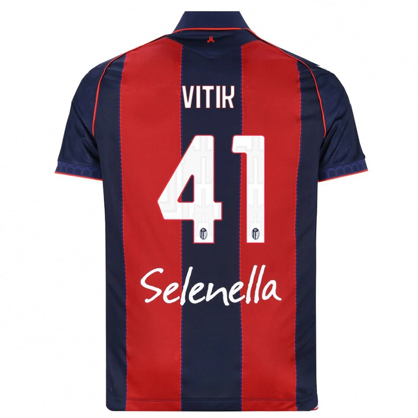 Danxen Damen Martin Vitík #41 Königsblau Rot Weiß Heimtrikot Trikot 2026/27 T-Shirt