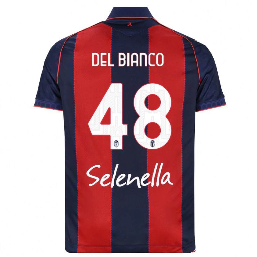 Danxen Damen Riccardo Del Bianco #48 Königsblau Rot Weiß Heimtrikot Trikot 2026/27 T-Shirt