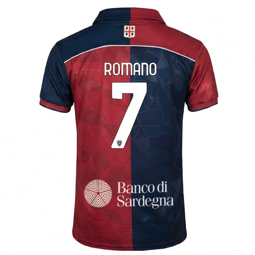 Danxen Damen Antonio Romano #7 Burgund Rot Königsblau Heimtrikot Trikot 2026/27 T-Shirt