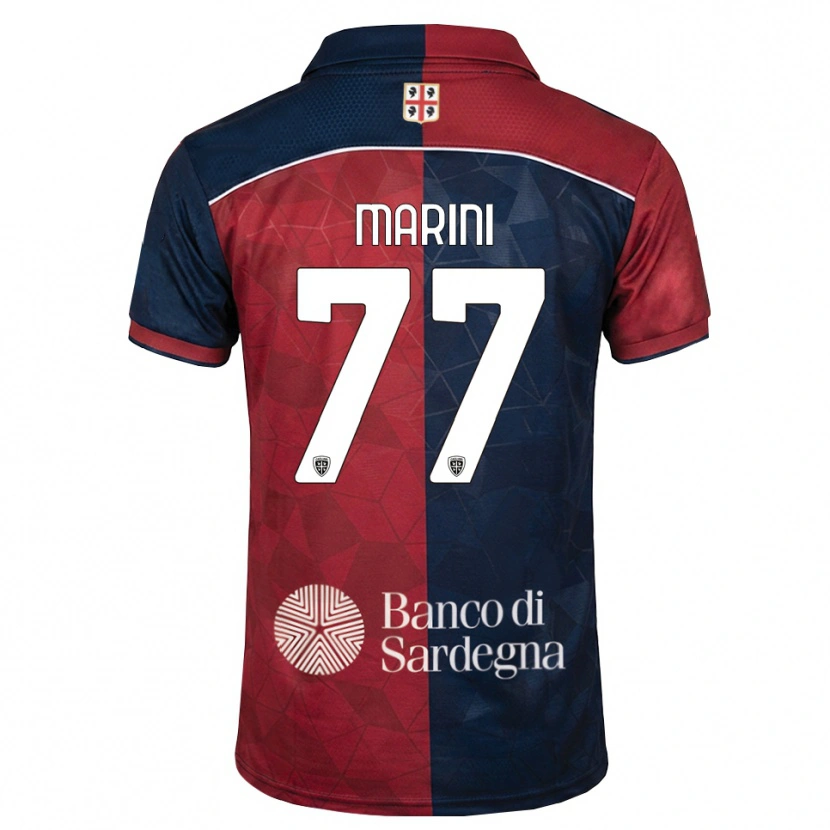 Danxen Damen Matteo Marini #77 Burgund Rot Königsblau Heimtrikot Trikot 2026/27 T-Shirt