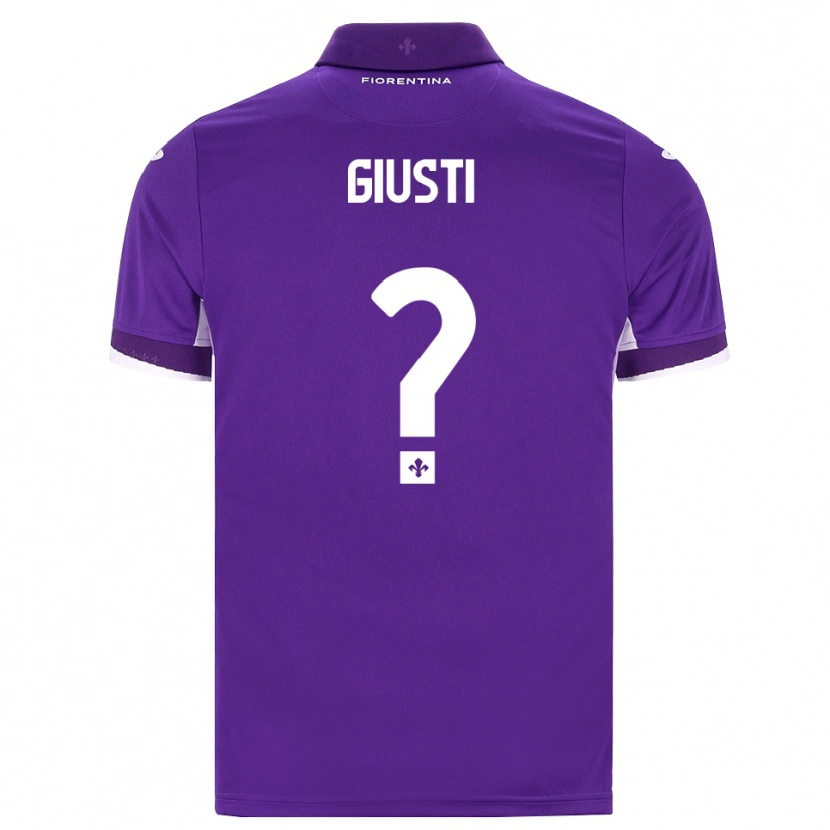 Danxen Damen Edoardo Giusti #0 Lila Weiß Pink Heimtrikot Trikot 2026/27 T-Shirt