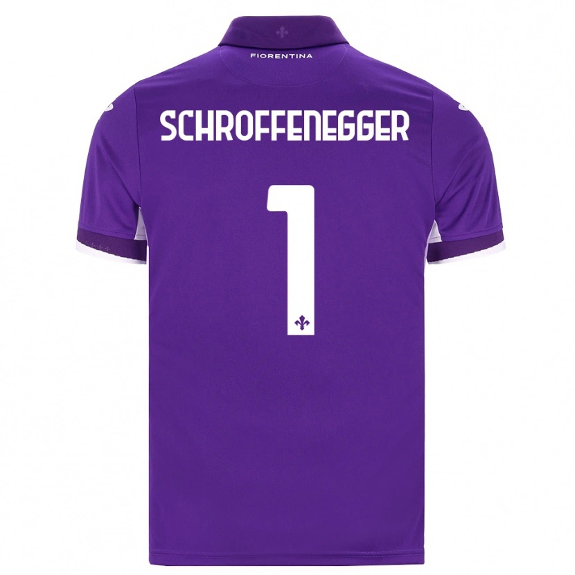 Danxen Damen Katja Schroffenegger #1 Lila Weiß Pink Heimtrikot Trikot 2026/27 T-Shirt