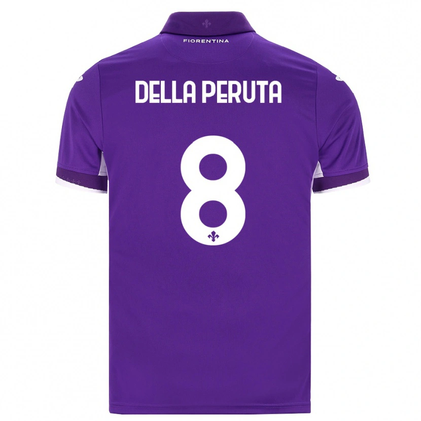 Danxen Damen Victoria Della Peruta #8 Lila Weiß Pink Heimtrikot Trikot 2026/27 T-Shirt