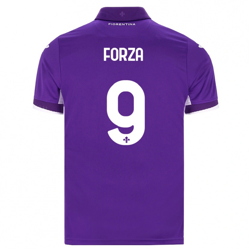 Danxen Damen Francesco Forza #9 Lila Weiß Pink Heimtrikot Trikot 2026/27 T-Shirt