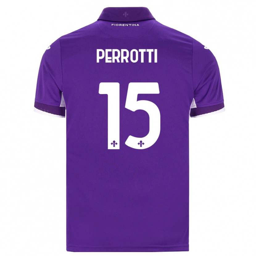 Danxen Damen Alessandro Perrotti #15 Lila Weiß Pink Heimtrikot Trikot 2026/27 T-Shirt