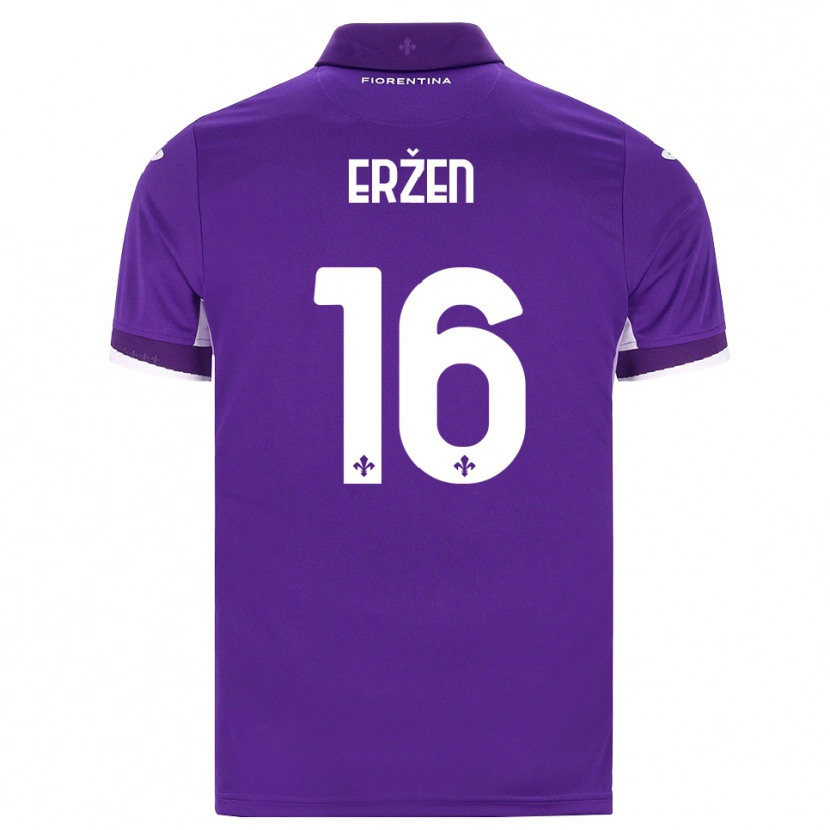 Danxen Damen Kaja Erzen #16 Lila Weiß Pink Heimtrikot Trikot 2026/27 T-Shirt