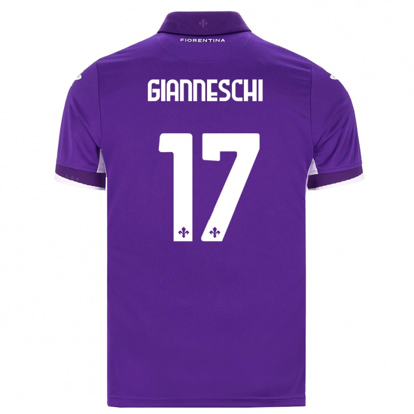 Danxen Damen Noah Gianneschi #17 Lila Weiß Pink Heimtrikot Trikot 2026/27 T-Shirt